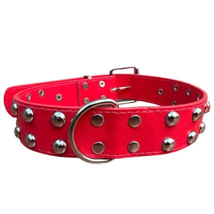 Collar cuerina doble tacha CV-94