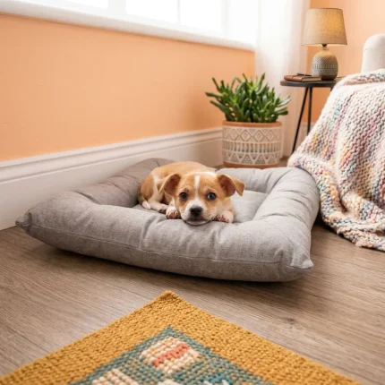 Cama cuadrada con borde